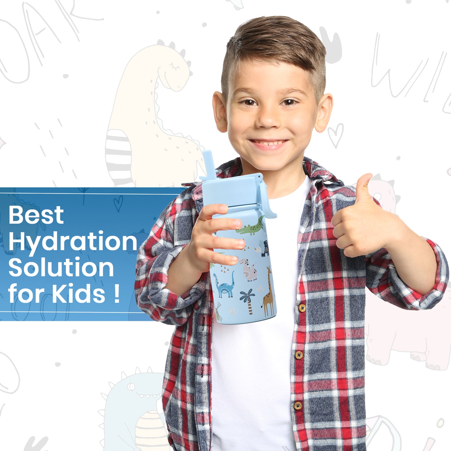 Kids Water Bottle 14 oz