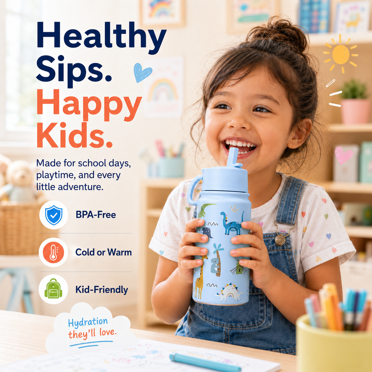 Lexlion Kids Insulated  Bottle