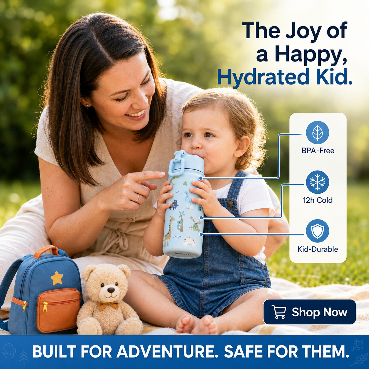 Lexlion Kids Insulated  Bottle