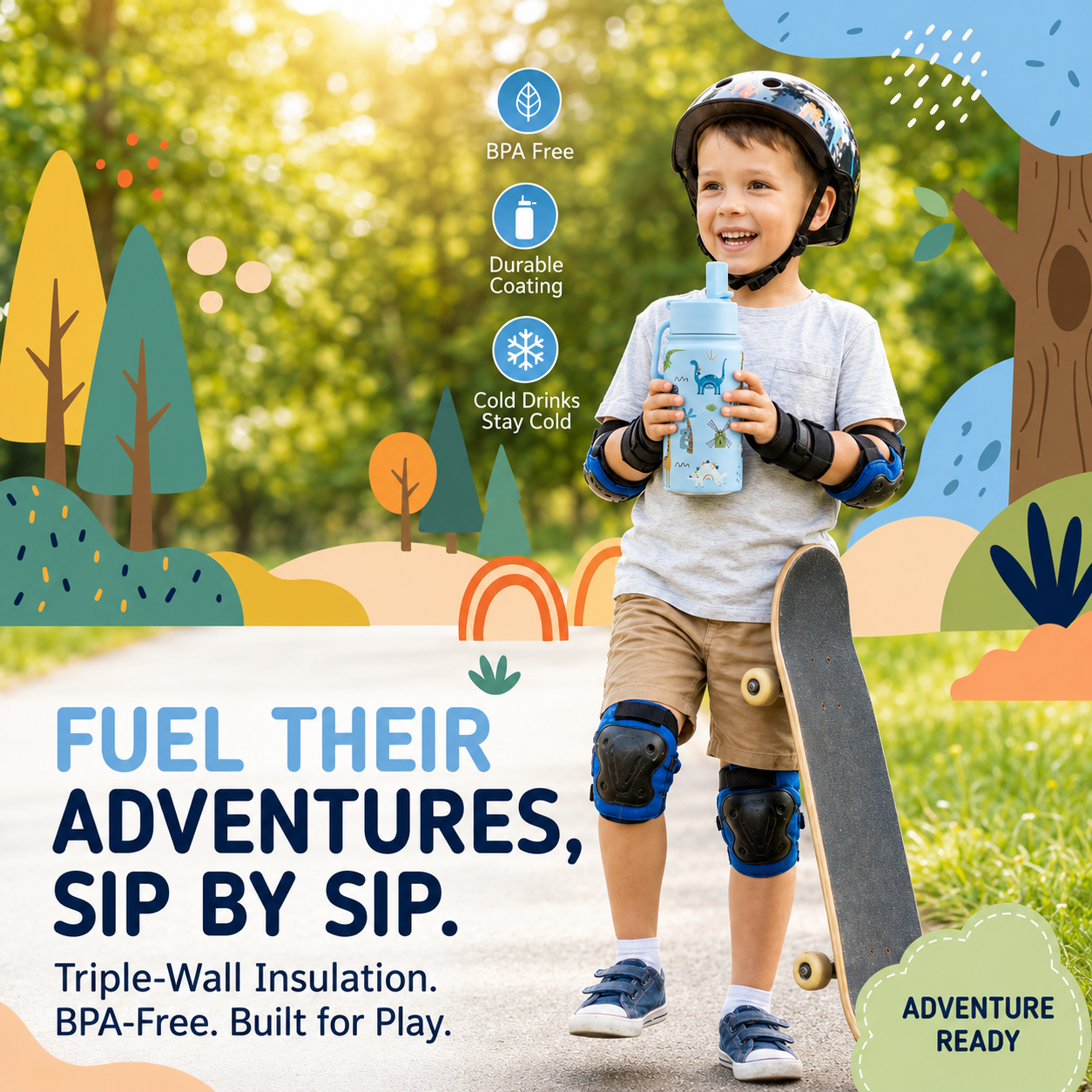 Lexlion Kids Insulated  Bottle