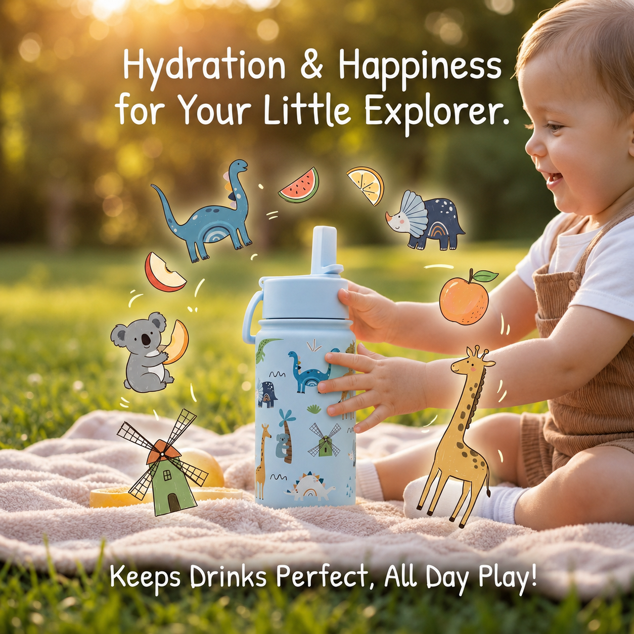 Lexlion Kids Insulated  Bottle