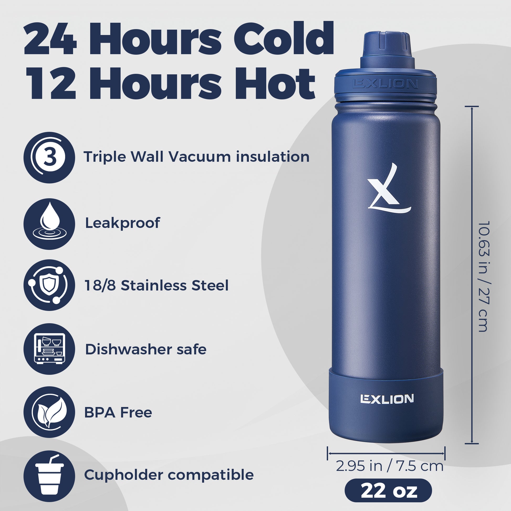 Midnight Blue - 22 oz