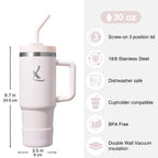 Matte White - 30 oz