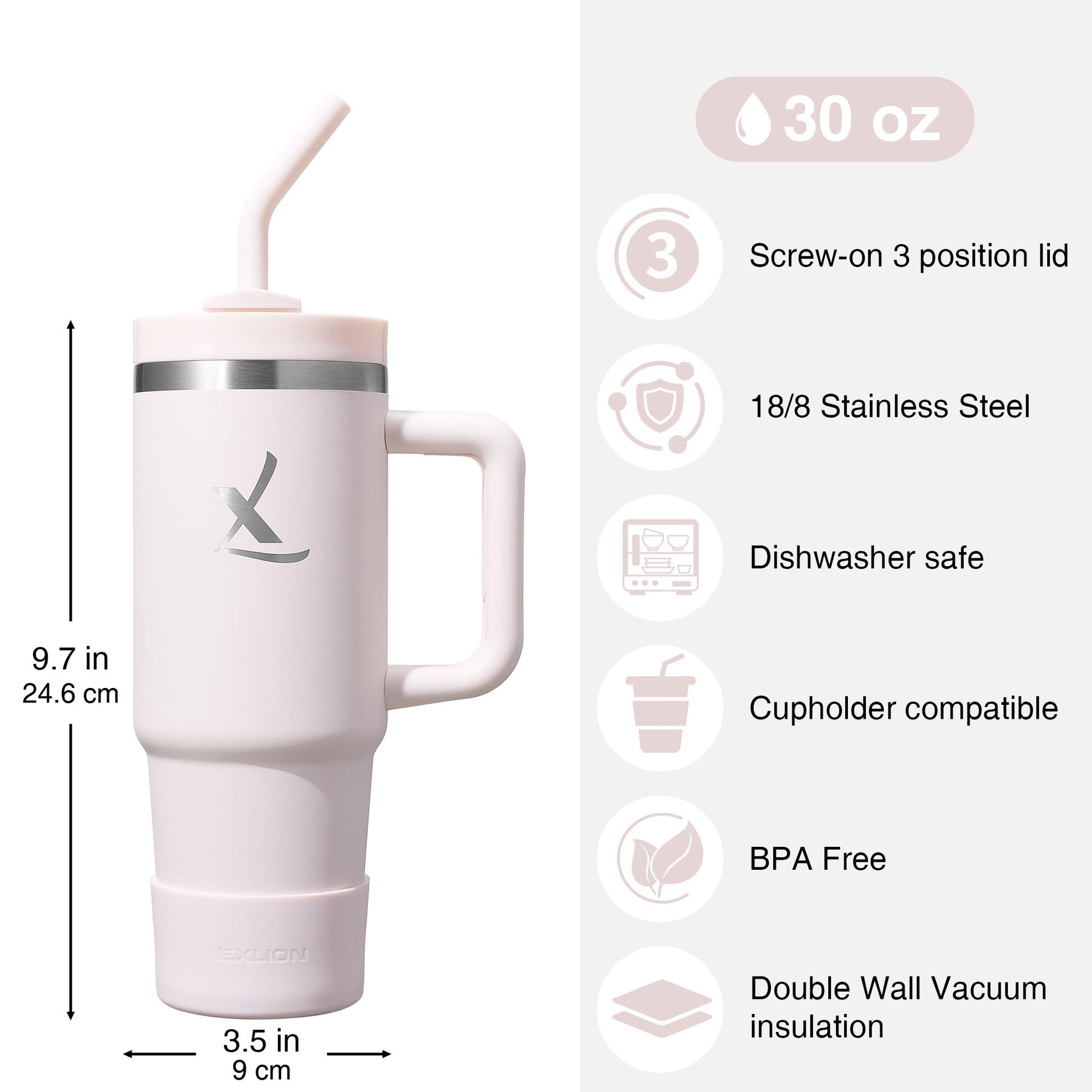 Matte White - 30 oz